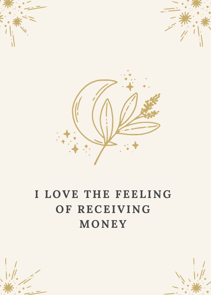 Money Abundance Affirmation Cards