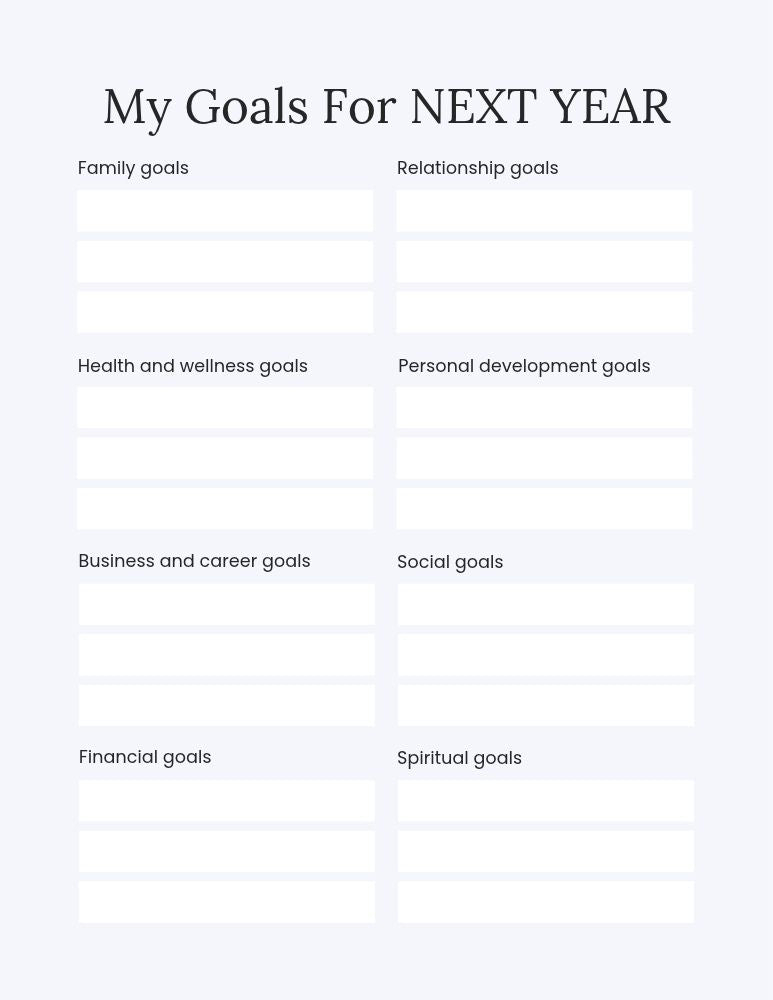 Vision Board Workbook