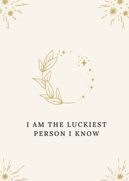 Money Abundance Affirmation Cards
