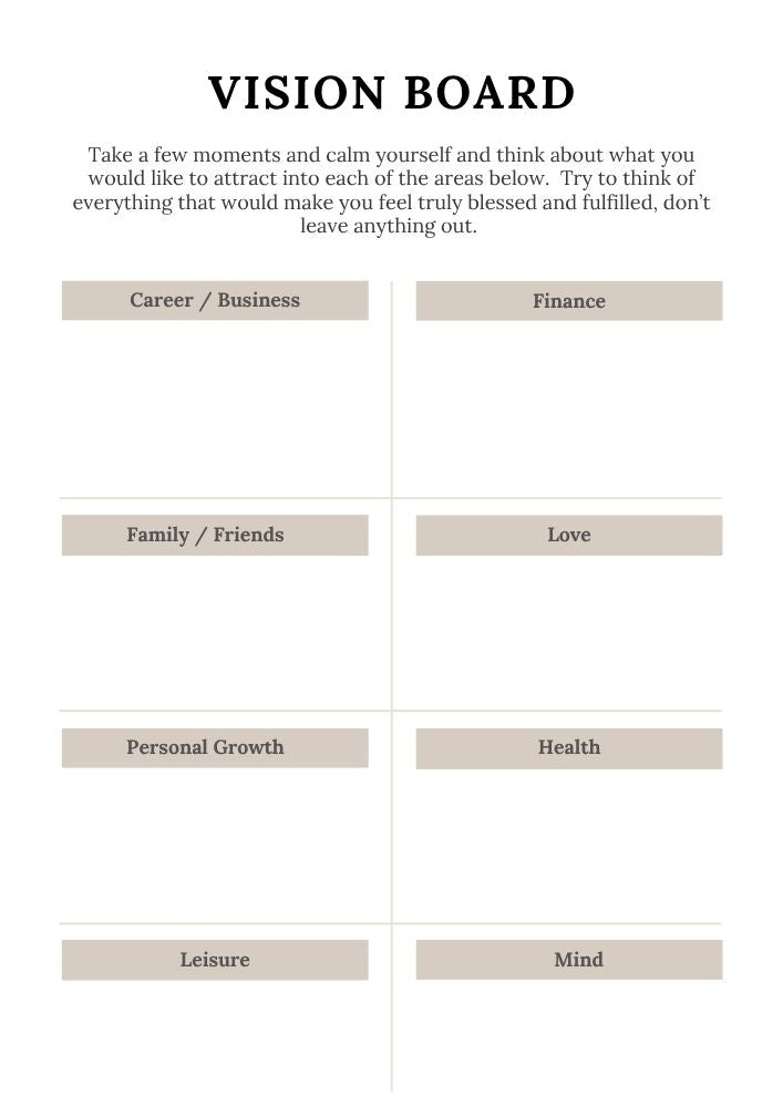 Law of Attraction Planner