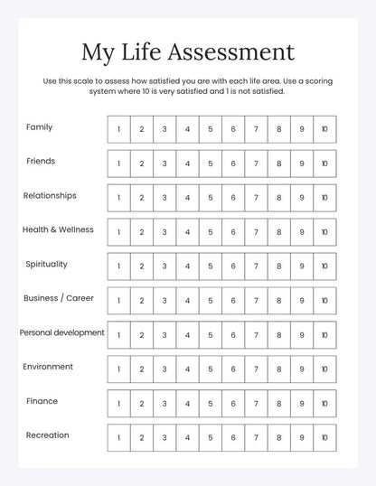 Vision Board Workbook