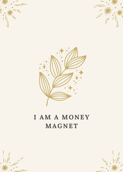 Money Abundance Affirmation Cards