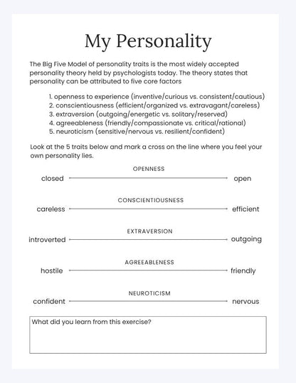 Vision Board Workbook