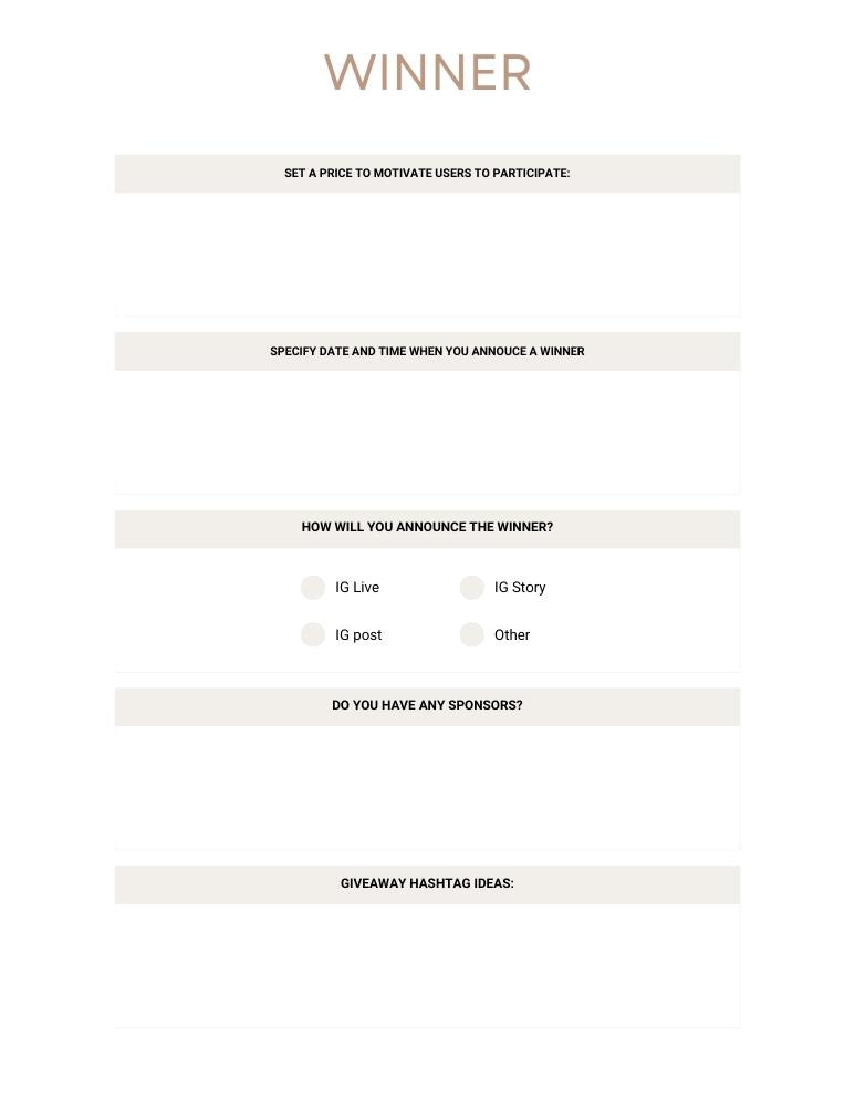 Complete Social Media Planner