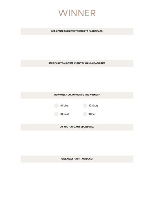 Complete Social Media Planner