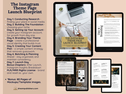 The Instagram Theme Page Launch Blueprint